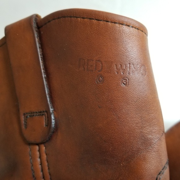 VTG Red Wing Boots Mens Size 8B Brown Cowboy West - Picture 8 of 8
